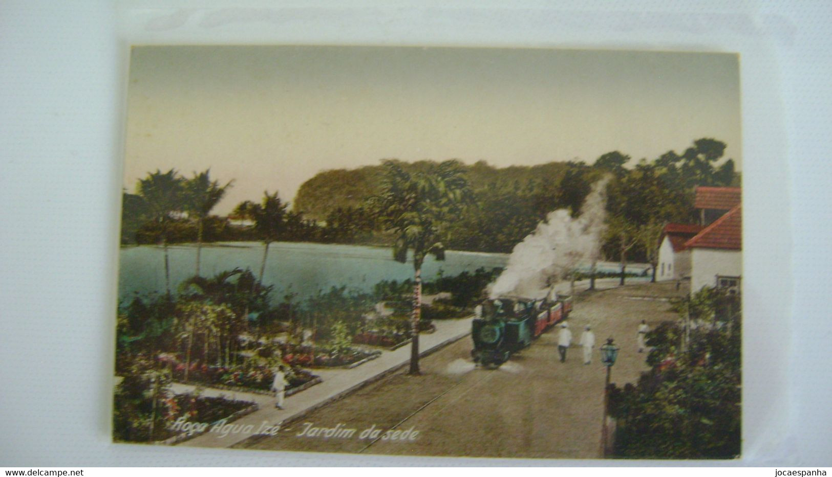 SAO TOME AND PRINCIPE - POSTCARD ROÇA AGUA IZE - JARDIM DA SEDE IN THE STATE - Sao Tome Et Principe