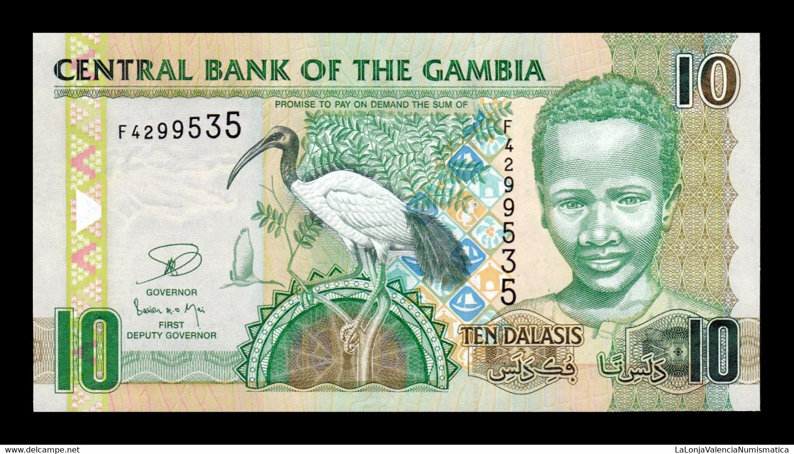 Gambia 10 Dalasis ND (2013) Pick 26c Sc Unc - Gambie