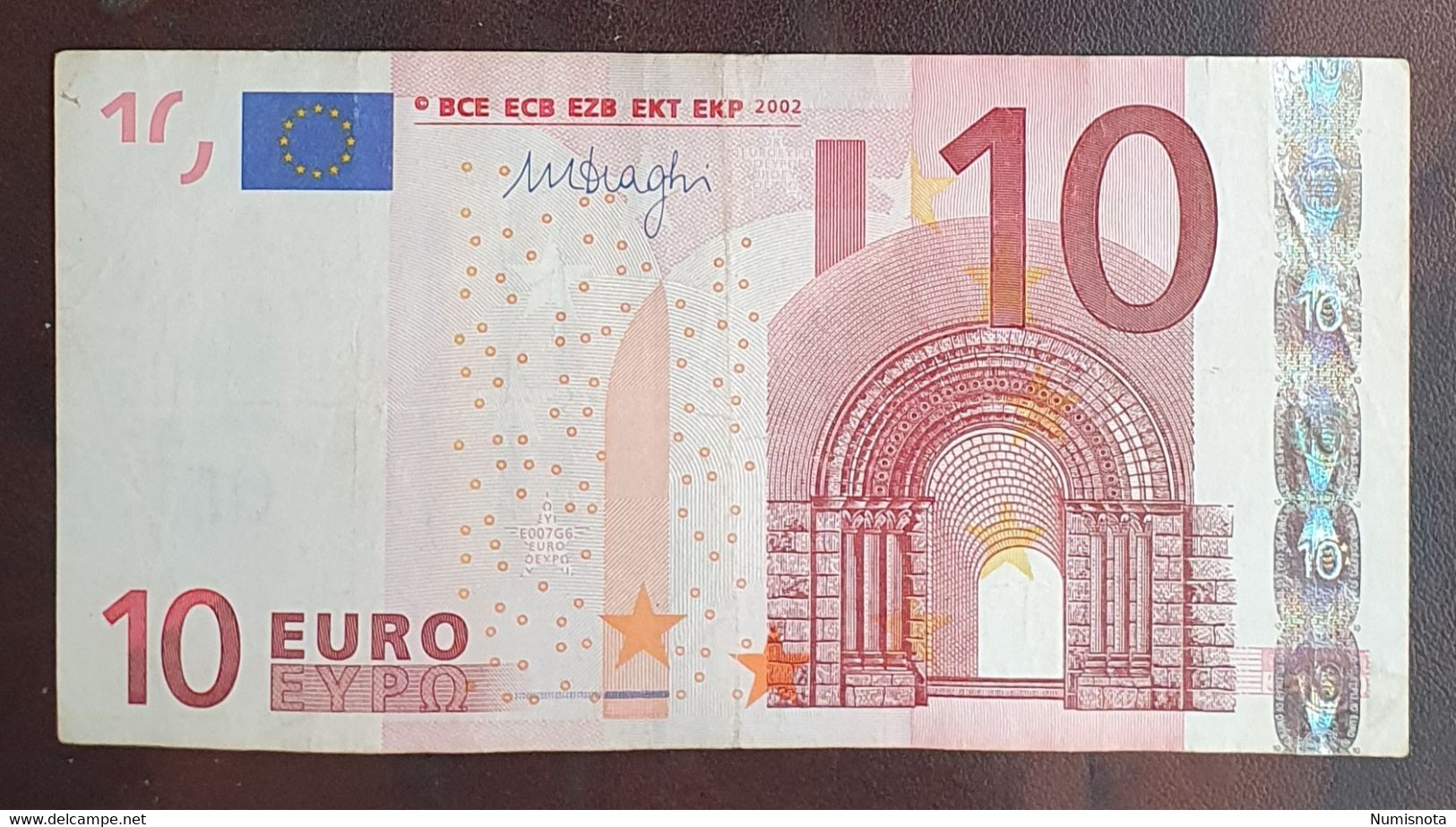 10 Euro 2002 E007 X Germany Draghi Circulated - 10 Euro