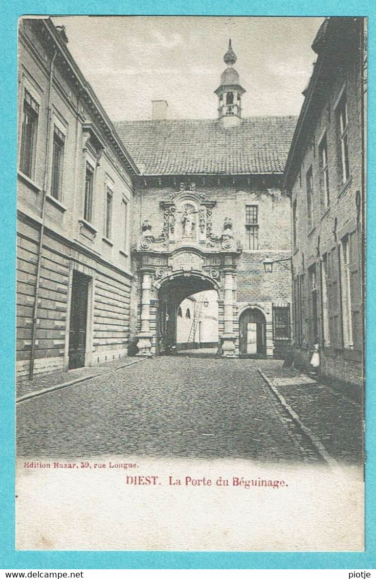 * Diest (Vlaams Brabant) * (Edition Bazar) La Porte Du Béguinage, Poort Van Begijnhof, Entrée, Old, Rare, Unique - Diest
