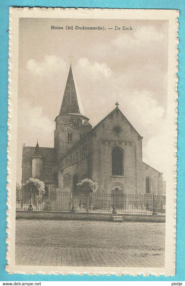 * Huise - Huisse (Zingem - Kruisem) * (Uitg J. De Clercq) Huise Bij Oudenaarde, Kerk, église, Church, Kirche, Cimetière - Zingem