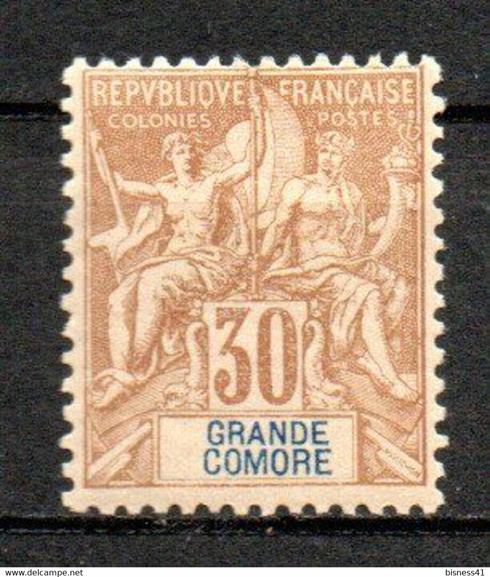 Col33 Colonie Grande Comore N° 9 Neuf X MH Cote : 35,00€ - Unused Stamps