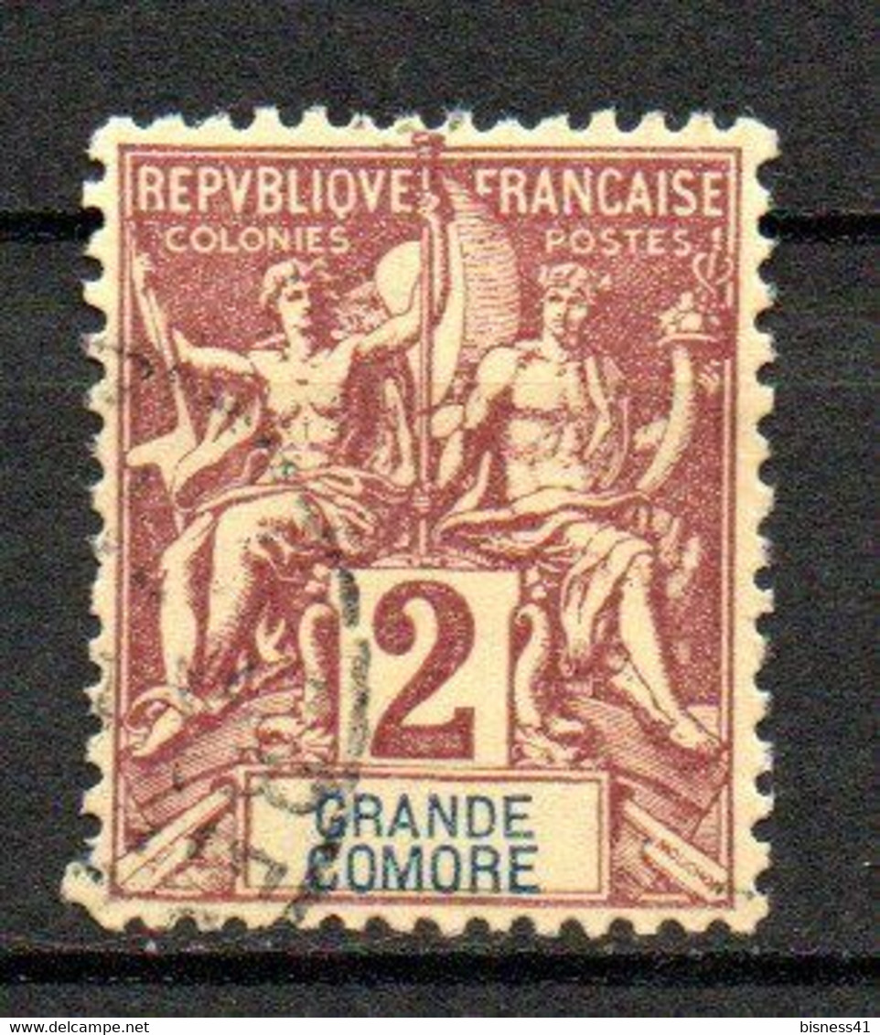 Col33 Colonie Grande Comore N° 2 Oblitéré Cote : 3,00€ - Used Stamps