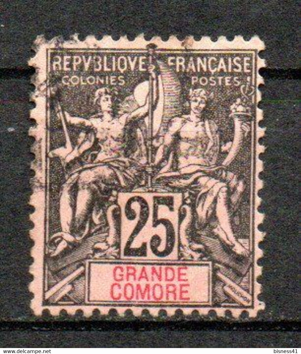 Col33 Colonie Grande Comore N° 8 Oblitéré Cote : 25,00€ - Oblitérés