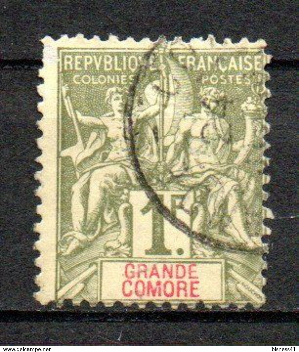 Col33 Colonie Grande Comore N° 13 Oblitéré Cote : 45,00€ - Usati