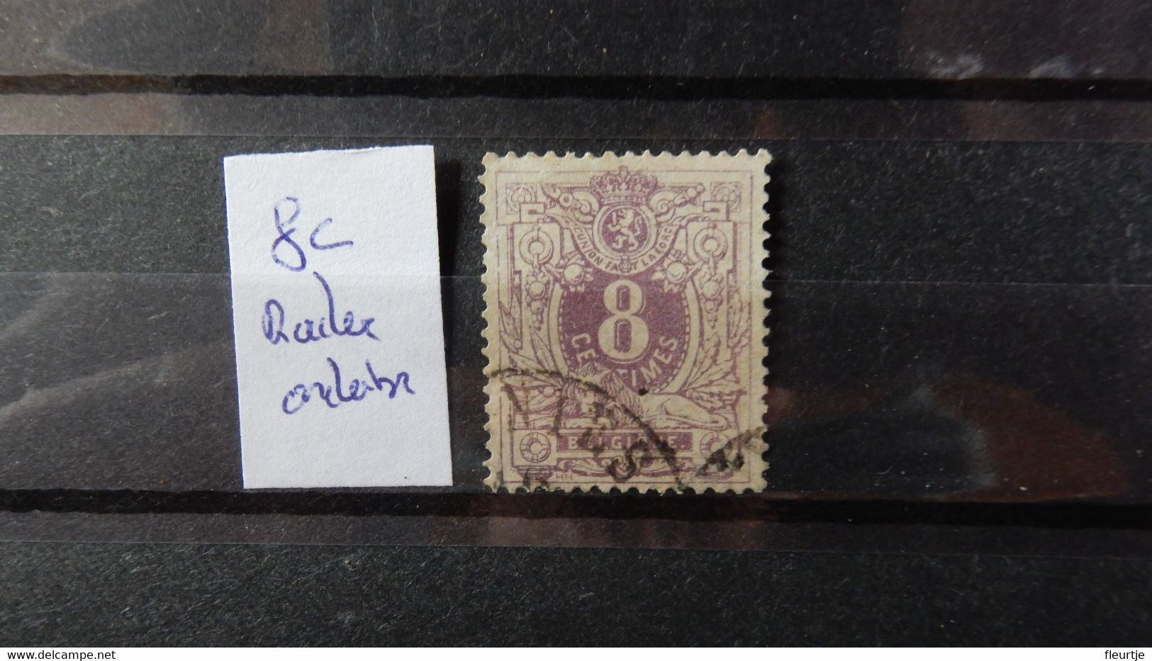 1869 Liggende Leeuw OBPnr 29V Kader Onderbroken - Other & Unclassified