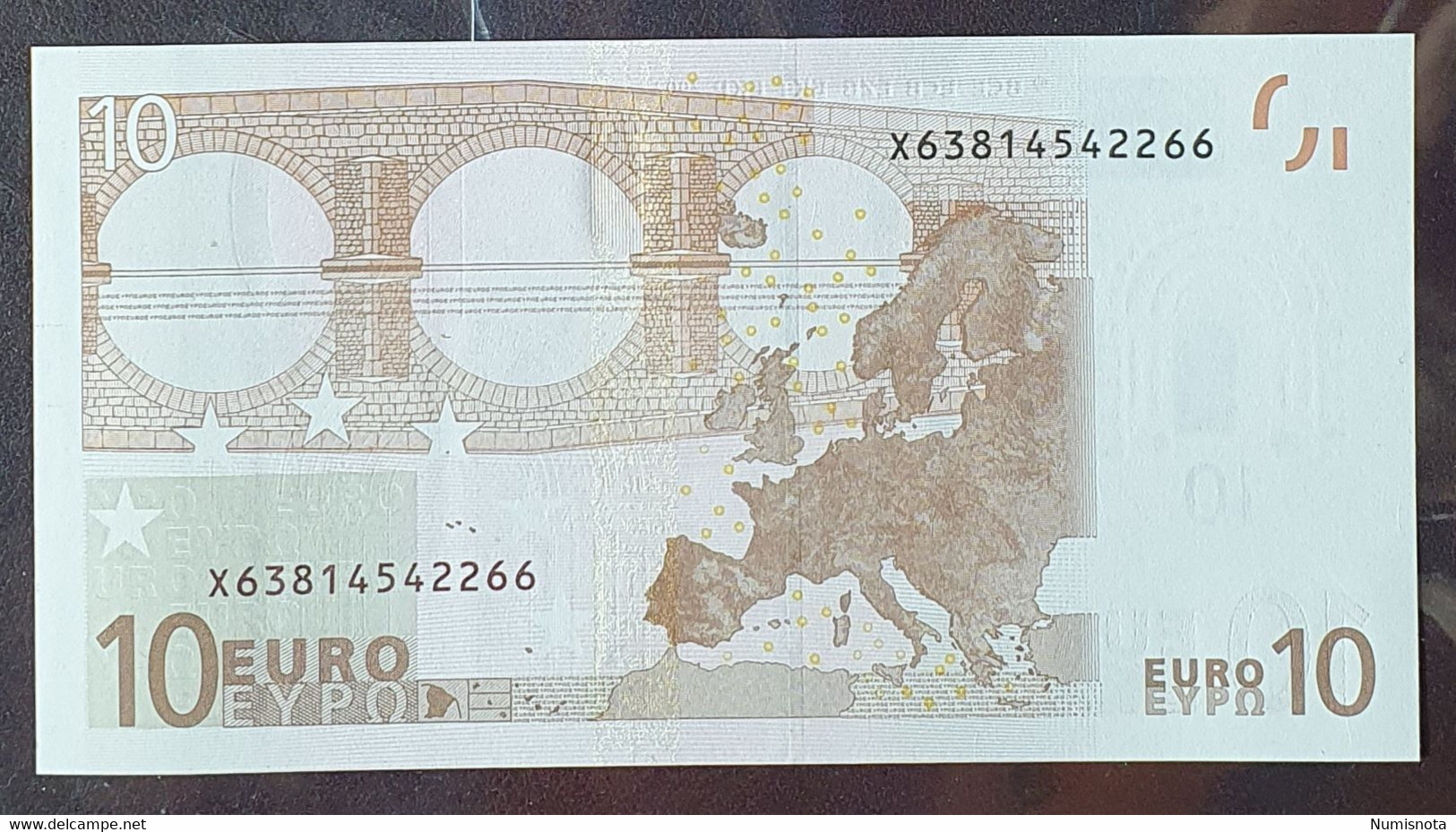 SC / UNC 10 Euro 2002 E003 X Germany Trichet UNC / SC - 10 Euro