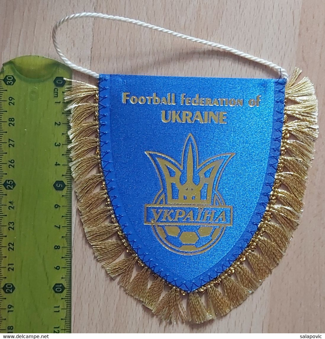 Ukraine Football Federation Association Union Football Club Soccer Fussball Calcio Futbol   PENNANT, SPORTS FLAG ZS 5/20 - Abbigliamento, Souvenirs & Varie