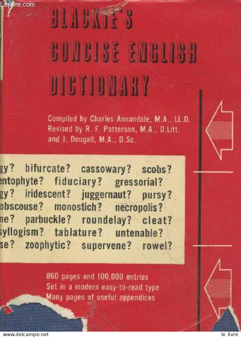 Blackie's Concise English Dictionary - Annandale Charles, Patterson R.F., Dougall J. - 0 - Dizionari, Thesaurus