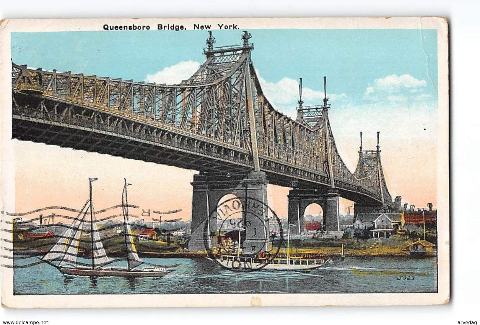 B159  QUEENSBORO BRIDGE NEW YORK - Brücken Und Tunnel
