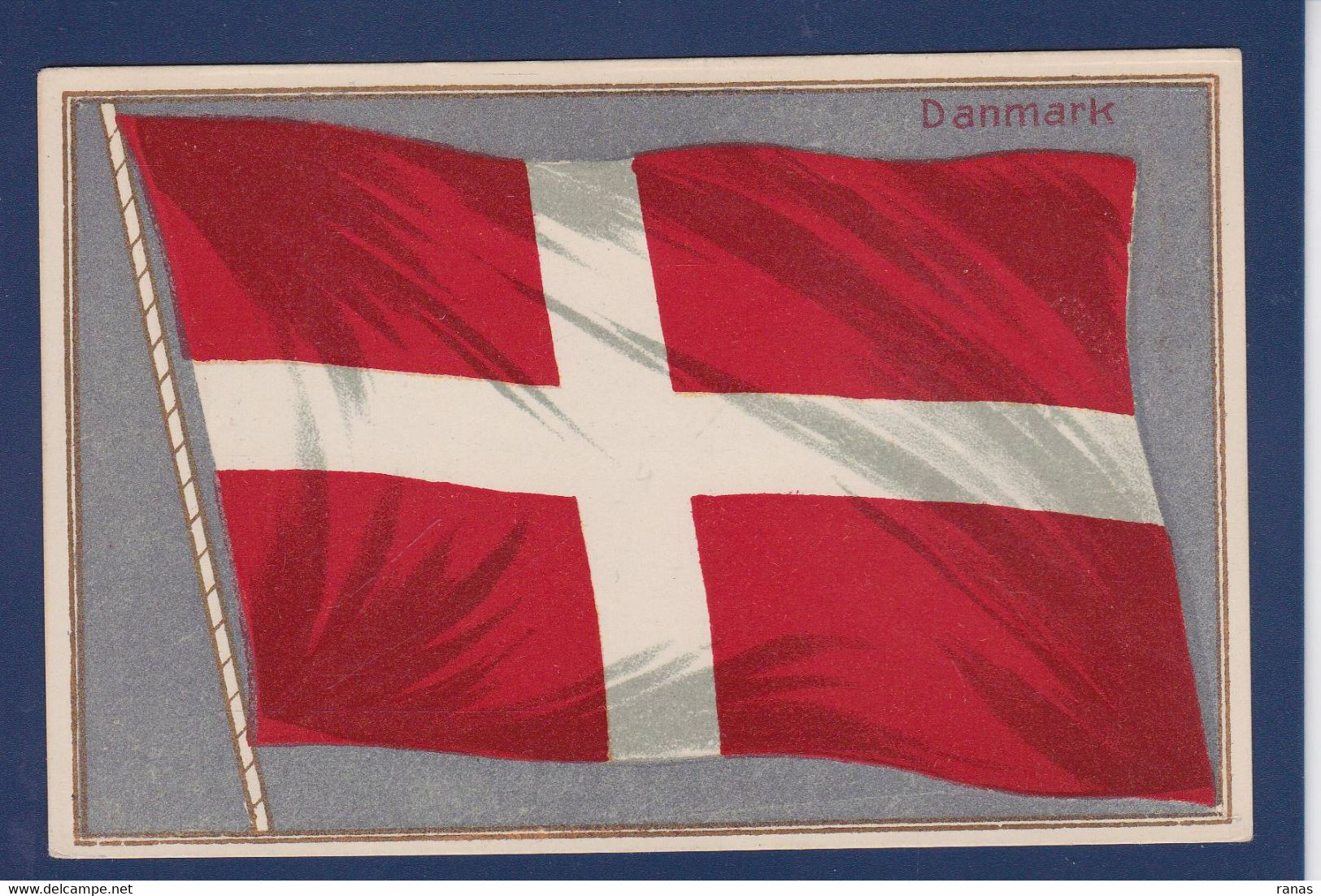 CPA Danemark Non Circulé Gaufrée - Danemark