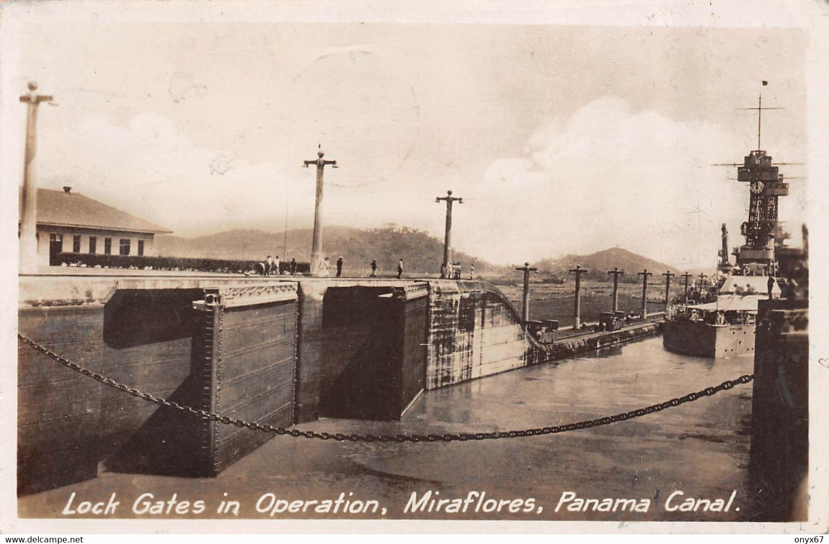 Lock Gates In Operation, Miraflores, PANAMA CANAL-Amérique-America- - Panama