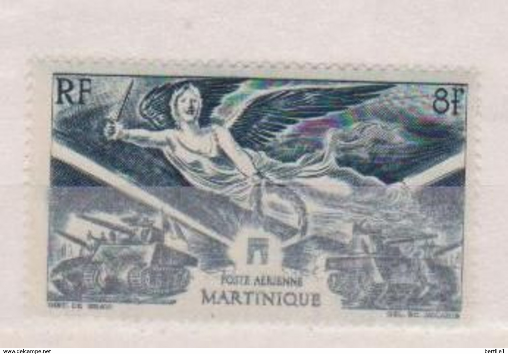MARTINIQUE             N°  YVERT PA 6  NEUF AVEC CHARNIERES    ( CHARN  03/18 ) - Airmail