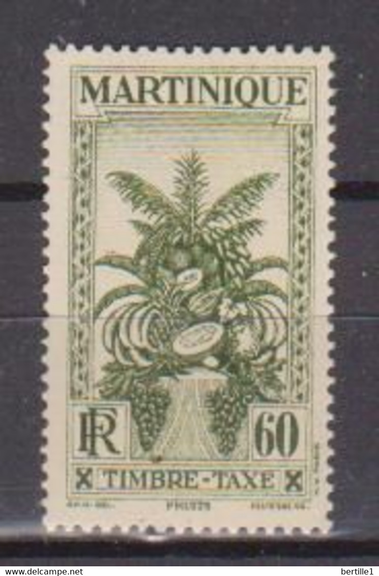 MARTINIQUE      N° YVERT  TAXE 19  NEUF SANS CHARNIERES  (NSCH 2/35 ) - Timbres-taxe