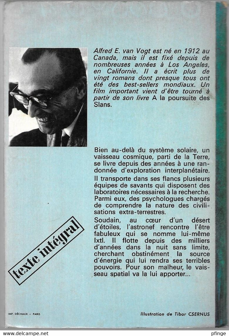 La Faune De L'espace  Par A.E. Van Vogt - J'ai Lu N°392 - J'ai Lu