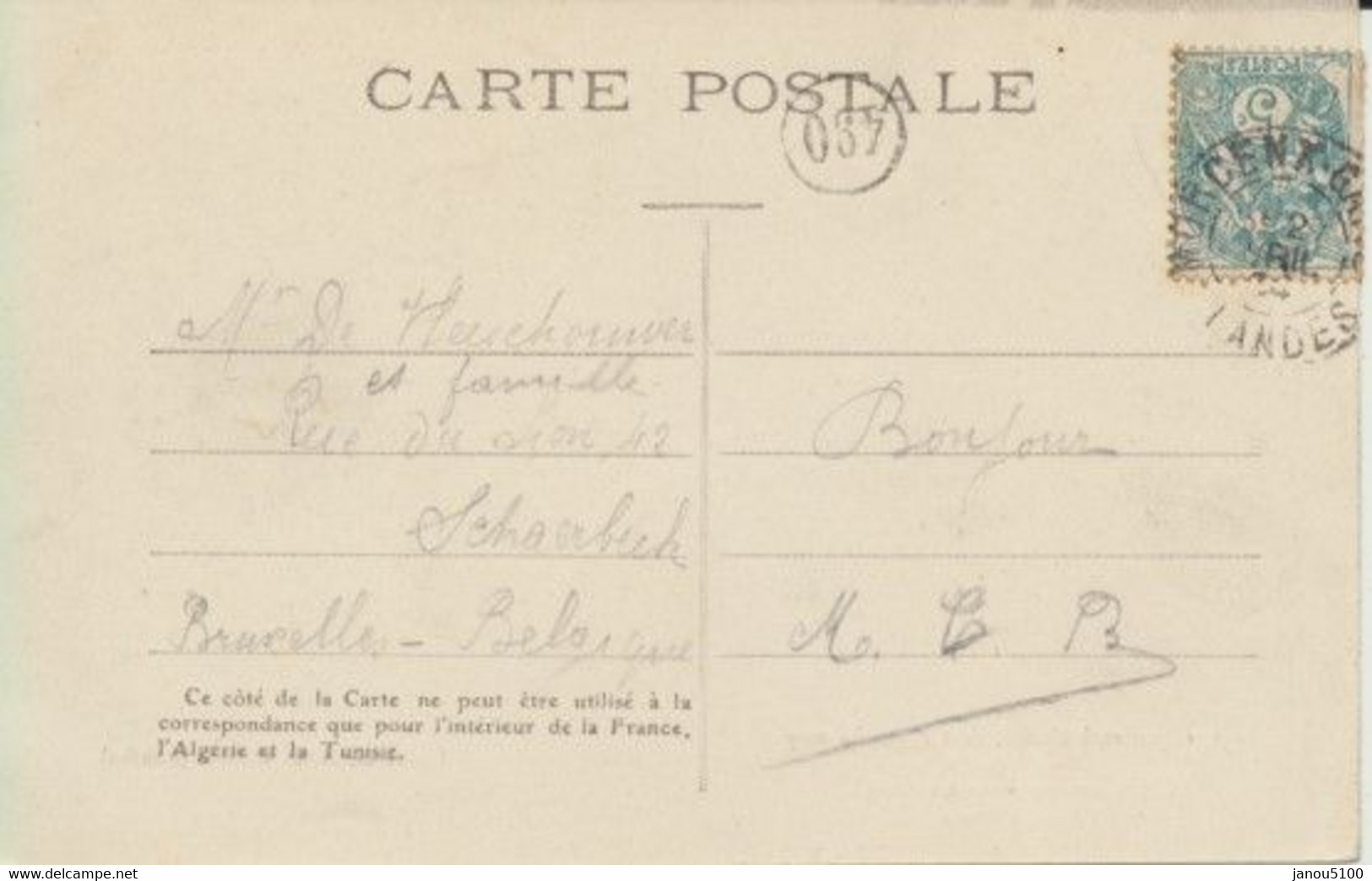 CARTES POSTALES        FRANCE     MORCENX   ( LES LANDES)       L'EGLISE - Morcenx