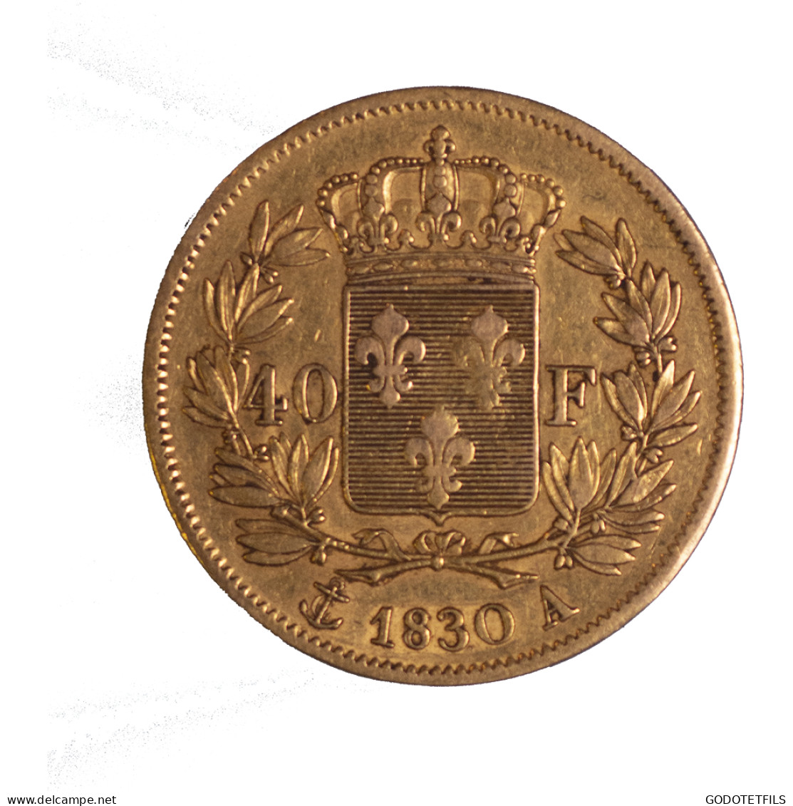 Charles X-40 Francs 1830 Paris - 40 Francs (goud)