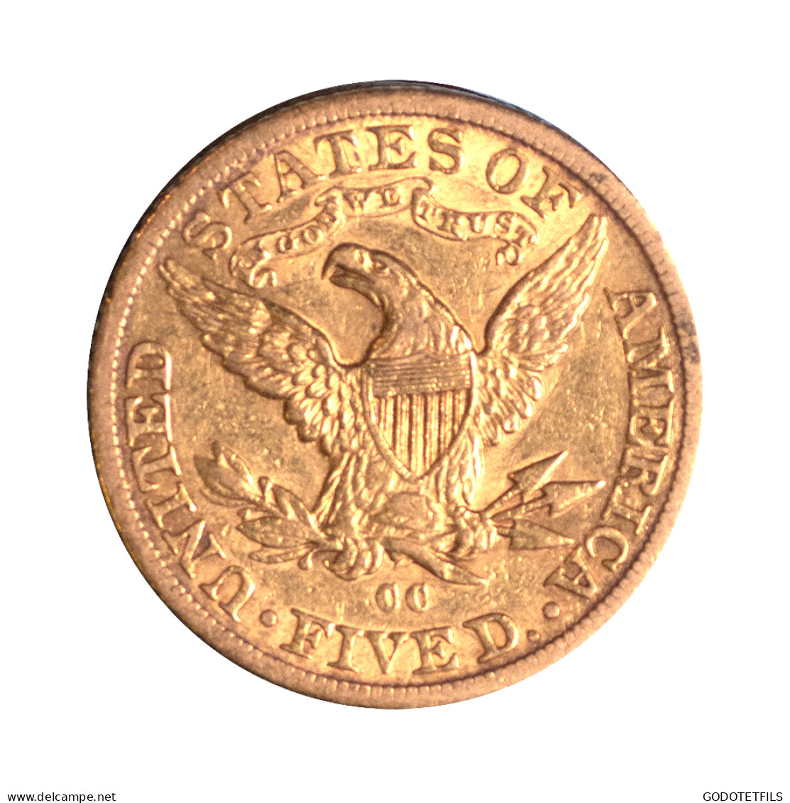 Etats-Unis 5 Dollars 1891 Carson City - Sin Clasificación