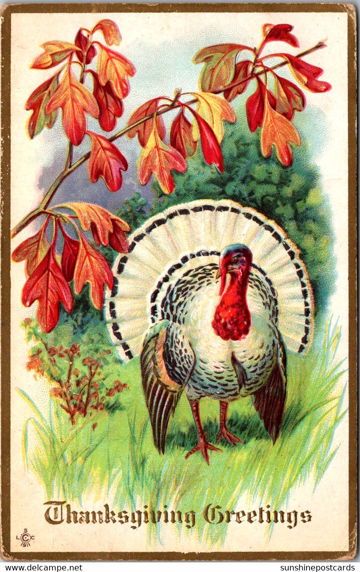 Thanksgiving With Turkey 1914 - Giorno Del Ringraziamento