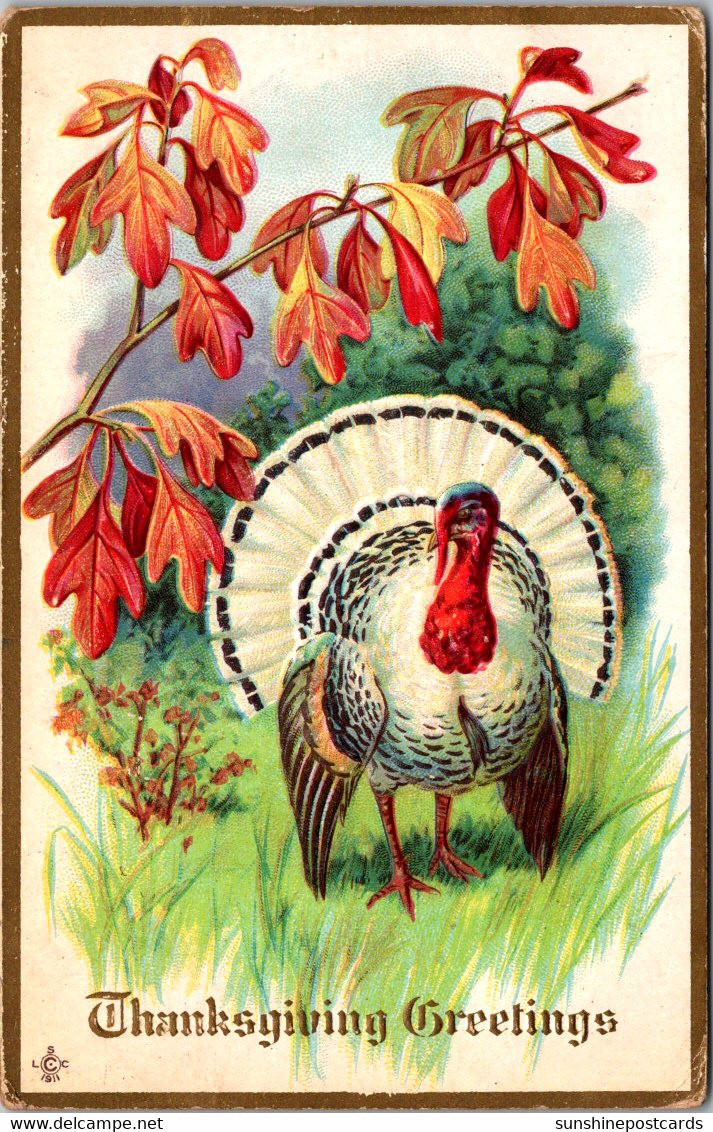 Thanksgiving With Turkey 1914 - Thanksgiving