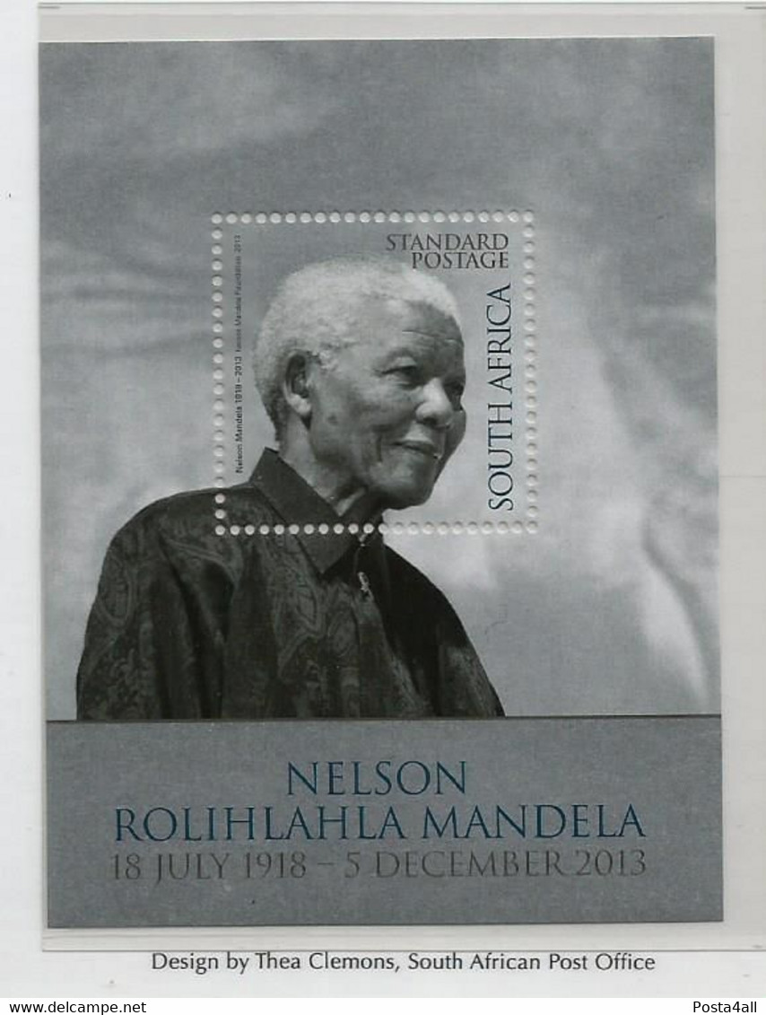 South Africa - 2014 Nelson Mandela, 1918-2013 - Personalities -  Folder - S,S, - MNH - Neufs