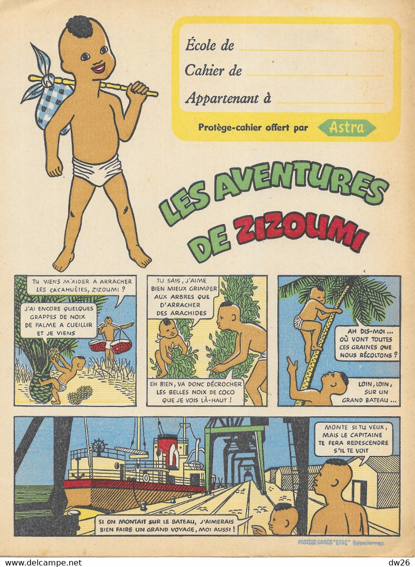 Protège Cahier Offert Par La Margarine Astra - BD: Les Aventures De Zizoumi - Book Covers