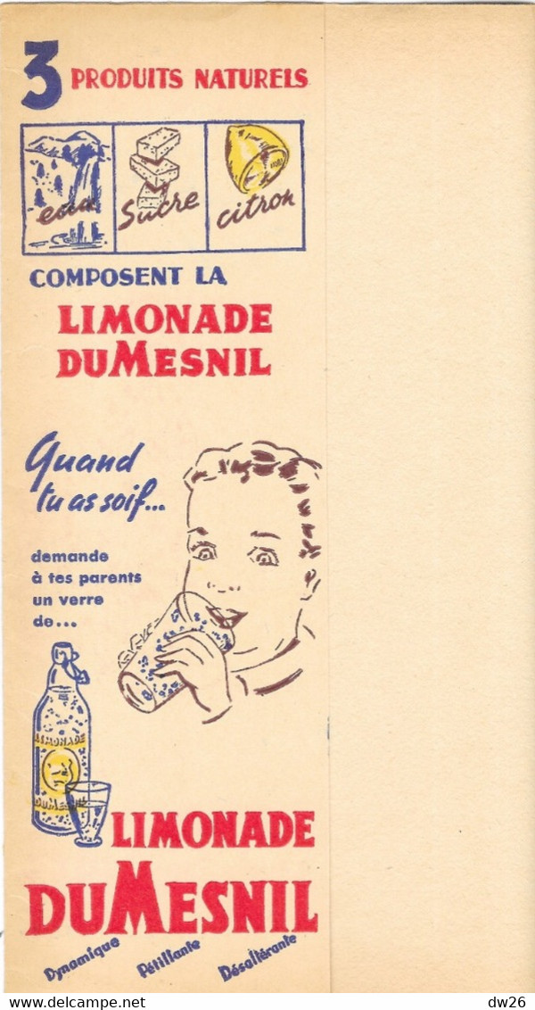 Protège Cahier Publicité: Bière Et Limonade Dumesnil - Au Dos, Un Grans Français: Louis Pasteur - Coberturas De Libros