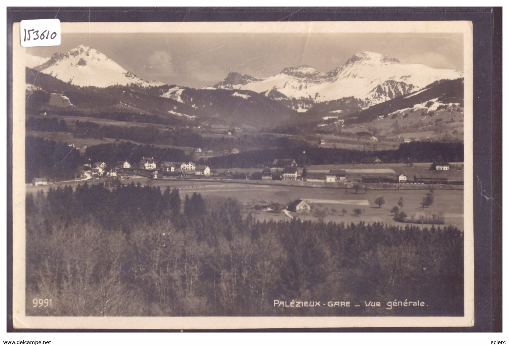 DISTRICT D'ORON - PALEZIEUX GARE - TB - Palézieux