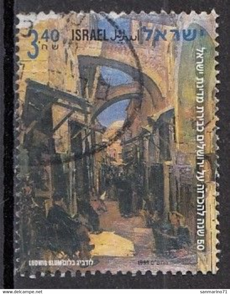 ISRAEL 1536,used,falc Hinged - Usati (senza Tab)