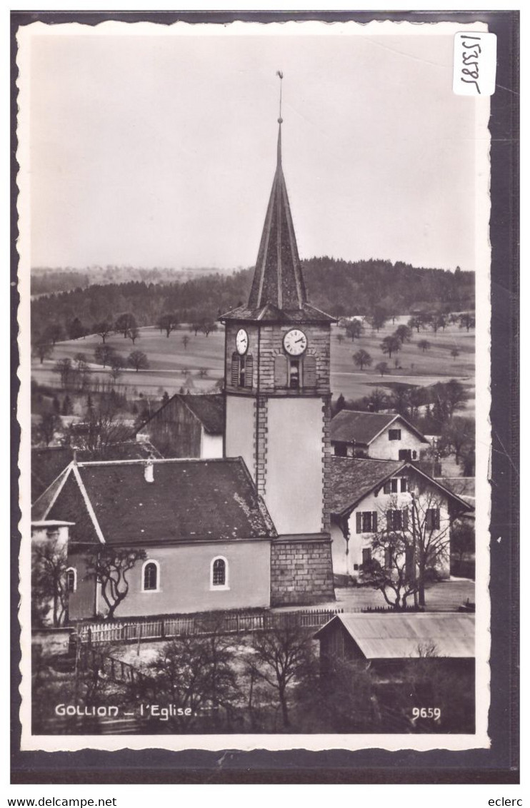 DISTRICT DE COSSONAY - GOLLION - L'EGLISE - TB - Cossonay