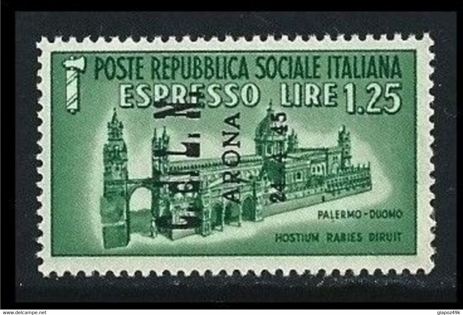 ● Italia C.L.N.  1945 ֍ ARONA ֍ N. 14 * Espresso = NON Garantito ● Cat. ? € ● Lotto N. 1575 ● - Comite De Liberación Nacional (CLN)