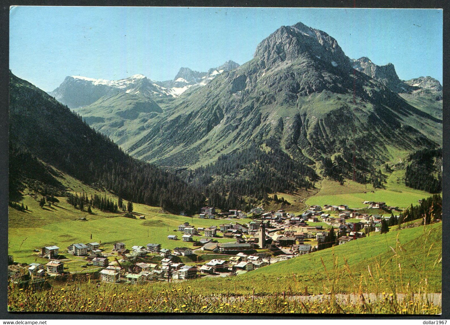 Lech 1450 - 1700m. Arberg  -  USED 1984 - 2 Scans For Condition.(Originalscan !!) - Lech