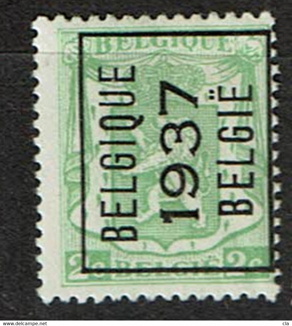 PRE 319 A  *  Cat. Off.  175 Fb + 50% - Typo Precancels 1936-51 (Small Seal Of The State)