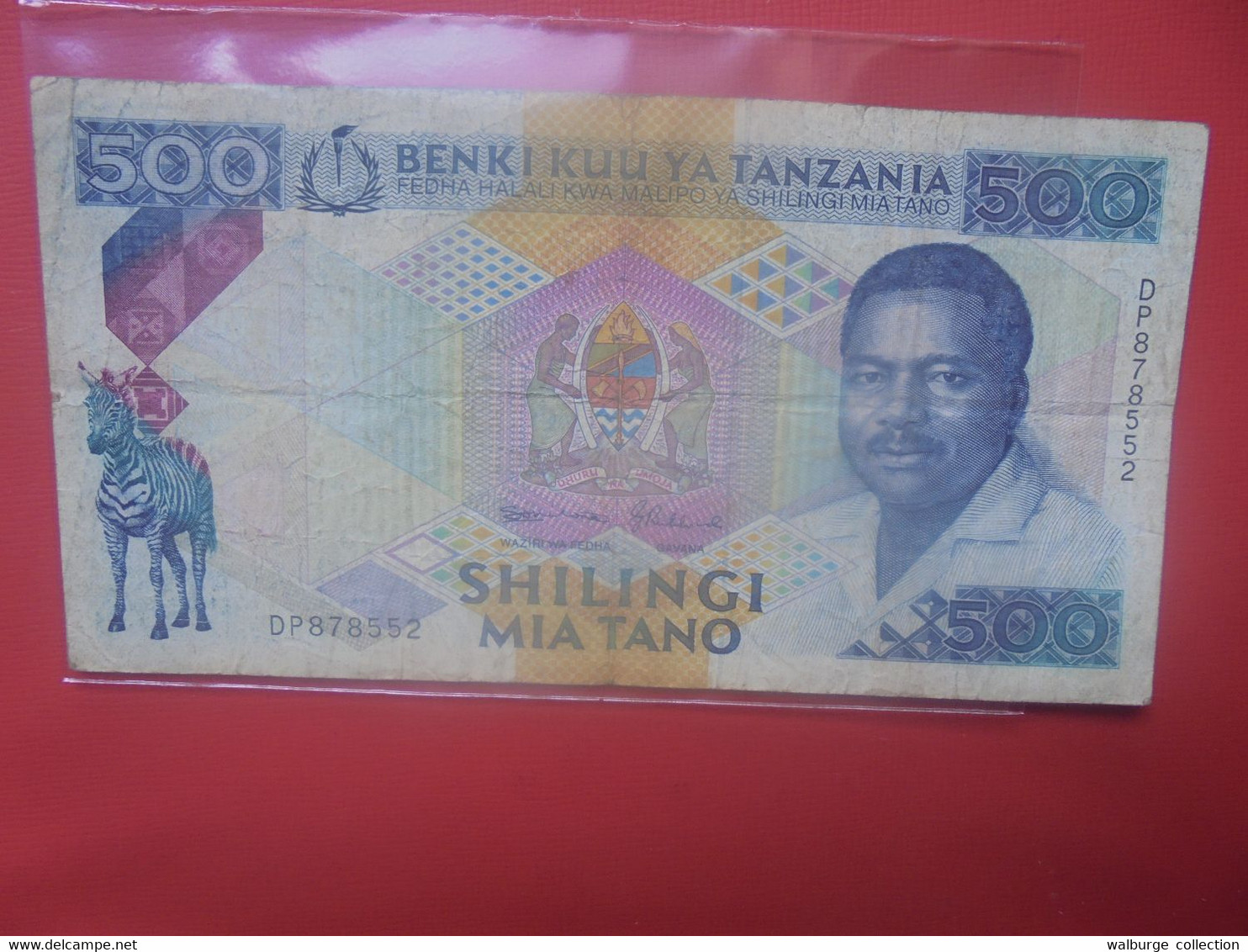 TANZANIE 500 SHILINGI 1989 Circuler (B.29) - Tanzanie