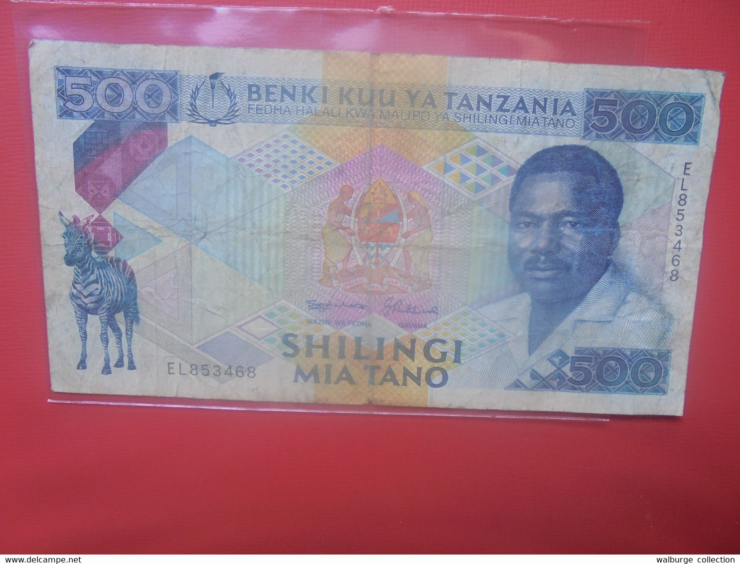 TANZANIE 500 SHILINGI 1989 Circuler (B.29) - Tansania