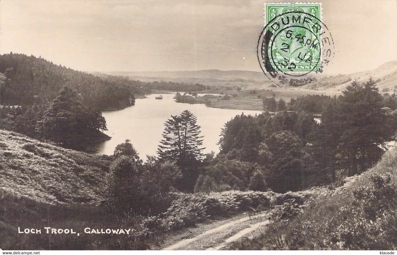 Loch Trool.Galloway Dumfriesdhire Gel.1932 - Dumfriesshire