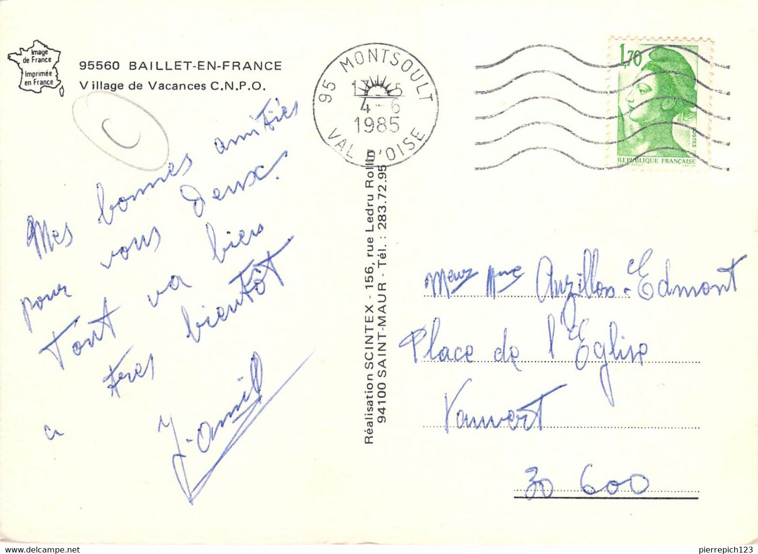 95 - Baillet En France - Village De Vacances C.N.P.O - Multivues - Baillet-en-France