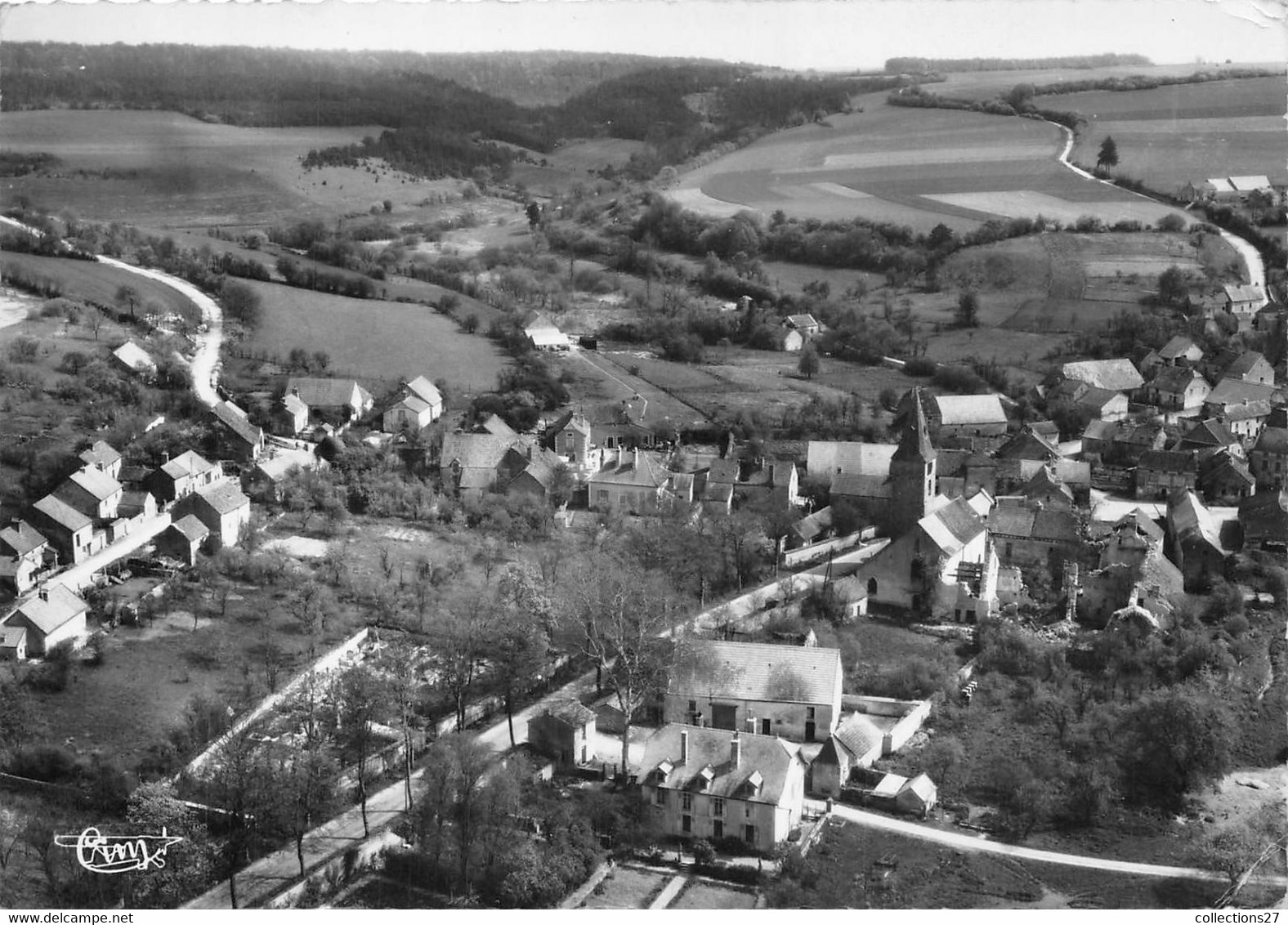 21-BURE-LES-TEMPLERS- VUE GENERALE AERIENNE - Other & Unclassified