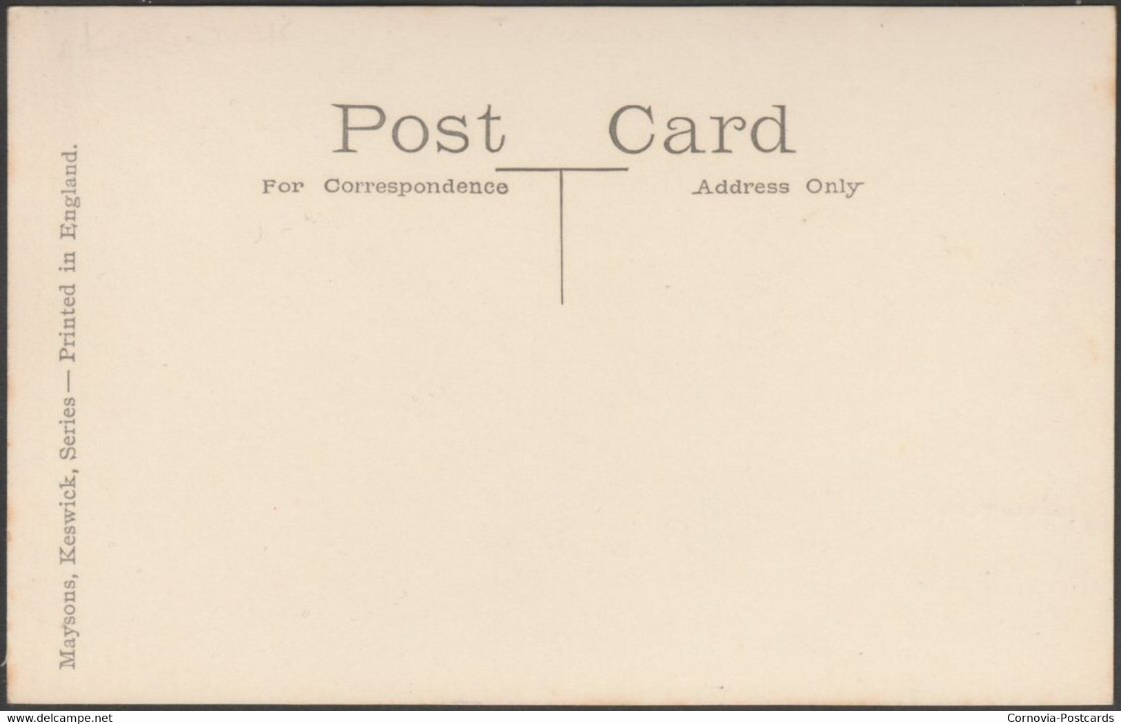 The Jaws Of Borrowdale, Keswick, Cumberland, C.1920s - Maysons RP Postcard - Borrowdale