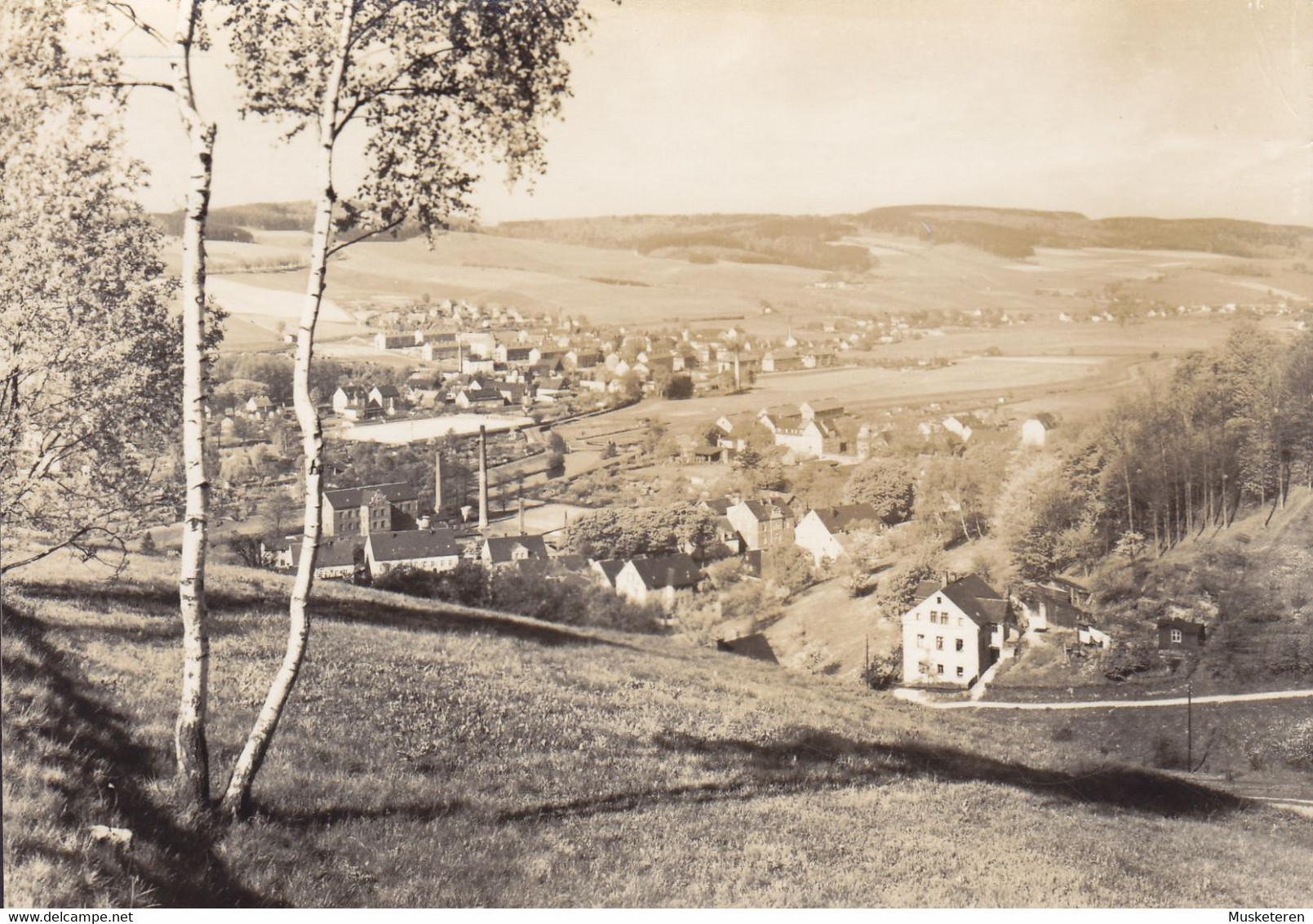 Germany DDR PPC Olbernhau Verl. Hermann Schmidt 1971 LINDAU Bodensee Echte Real Photo Véritable (2 Scans) - Olbernhau