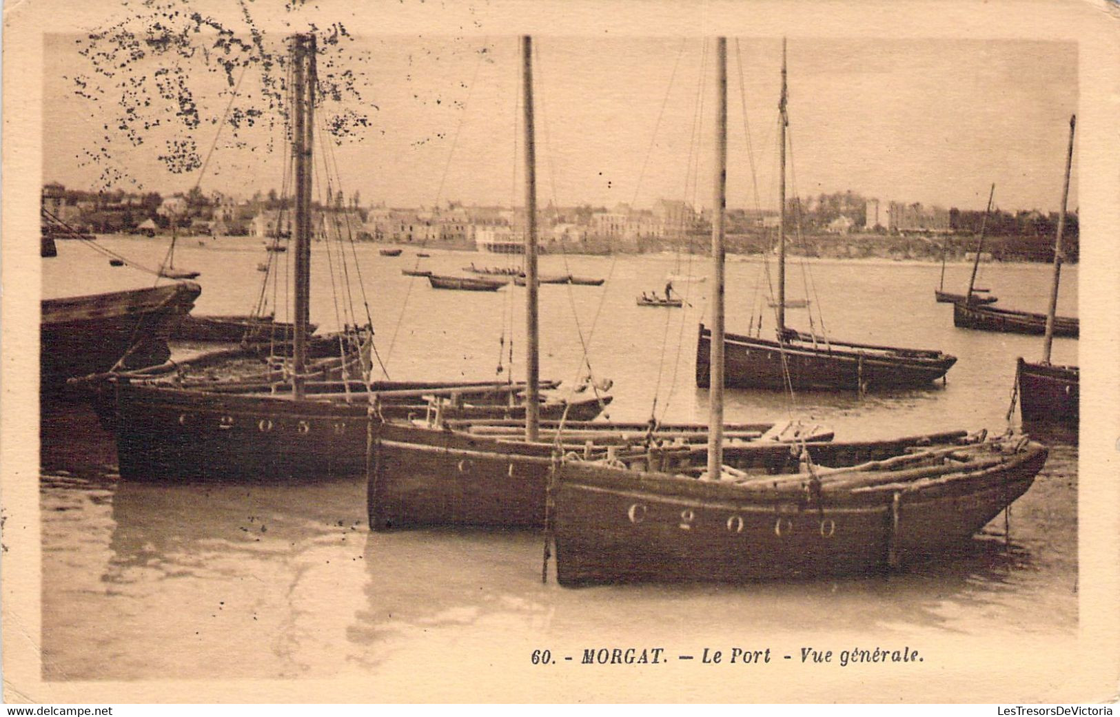 FRANCE - 29 - MORGAT - Le Port - Vue Générale - Bateau - Carte Postale Ancienne - Morgat