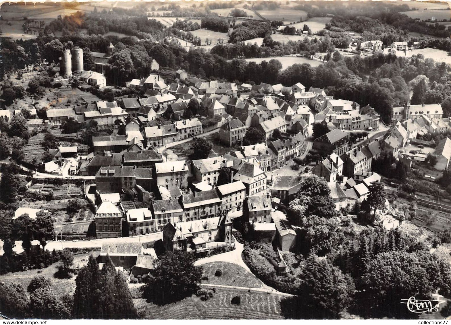 23-CROCQ- VUE AERIENNE DE LA COQUETTE CITE - Crocq