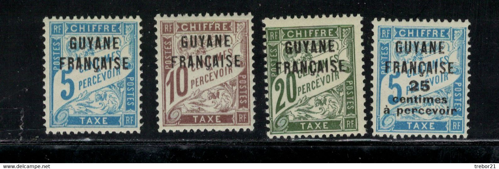 Guyane - N° Yvert 37-43-44-67 + Tt 1/2-4/6-8/0 - Cote 20,50 € - Autres & Non Classés