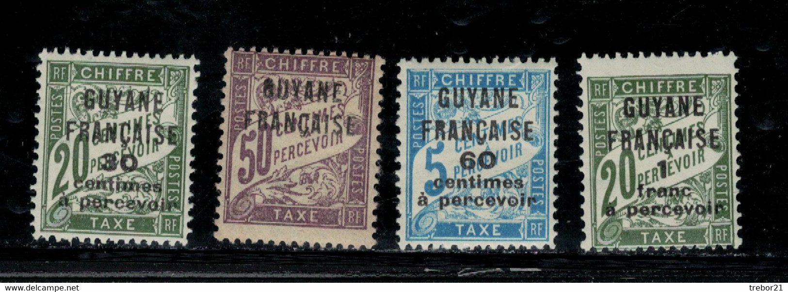 Guyane - N° Yvert 37-43-44-67 + Tt 1/2-4/6-8/0 - Cote 20,50 € - Andere & Zonder Classificatie