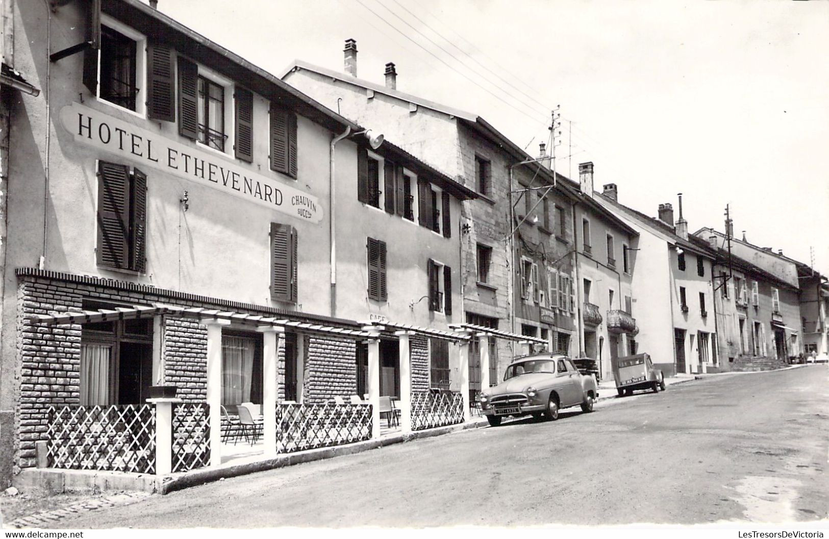 FRANCE - 39 - CLAIRVAUX LES LACS - Hôtel CHAUVIN - Carte Postale Ancienne - Clairvaux Les Lacs