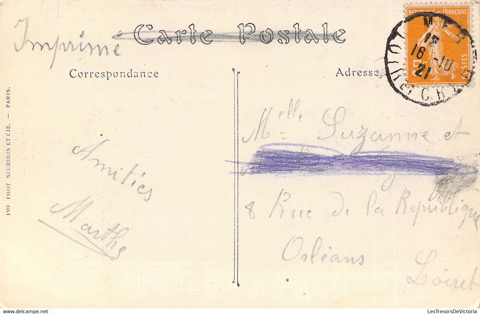 FRANCE - 41 - MER - Place De L'église - Animée - Carte Postale Ancienne - Mer
