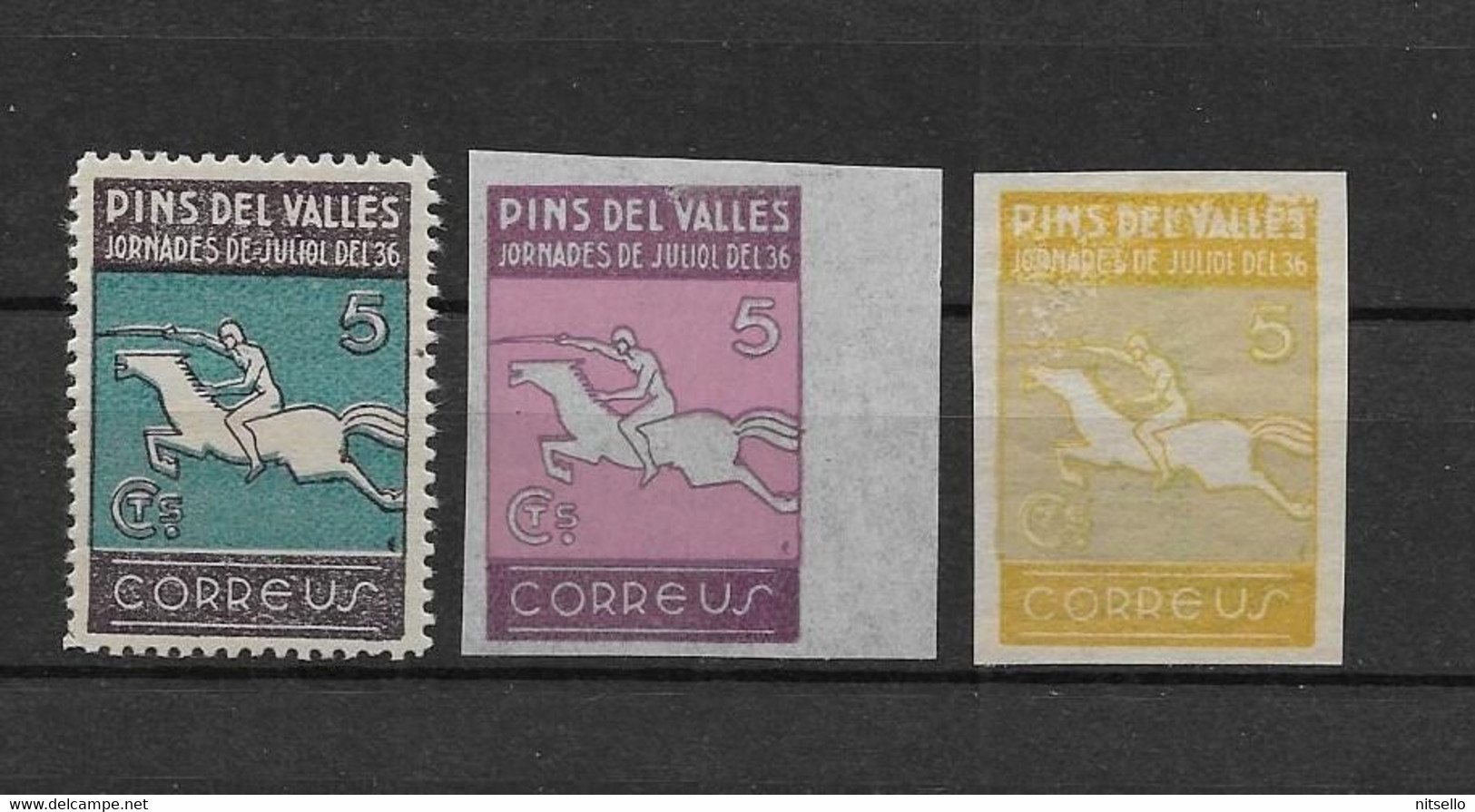 LOTE 2112D /// (C150) GUERRA CIVIL - PIN DEL VALLES **MNH .¡¡¡ OFERTA - LIQUIDATION - JE LIQUIDE !!! - Nationalist Issues