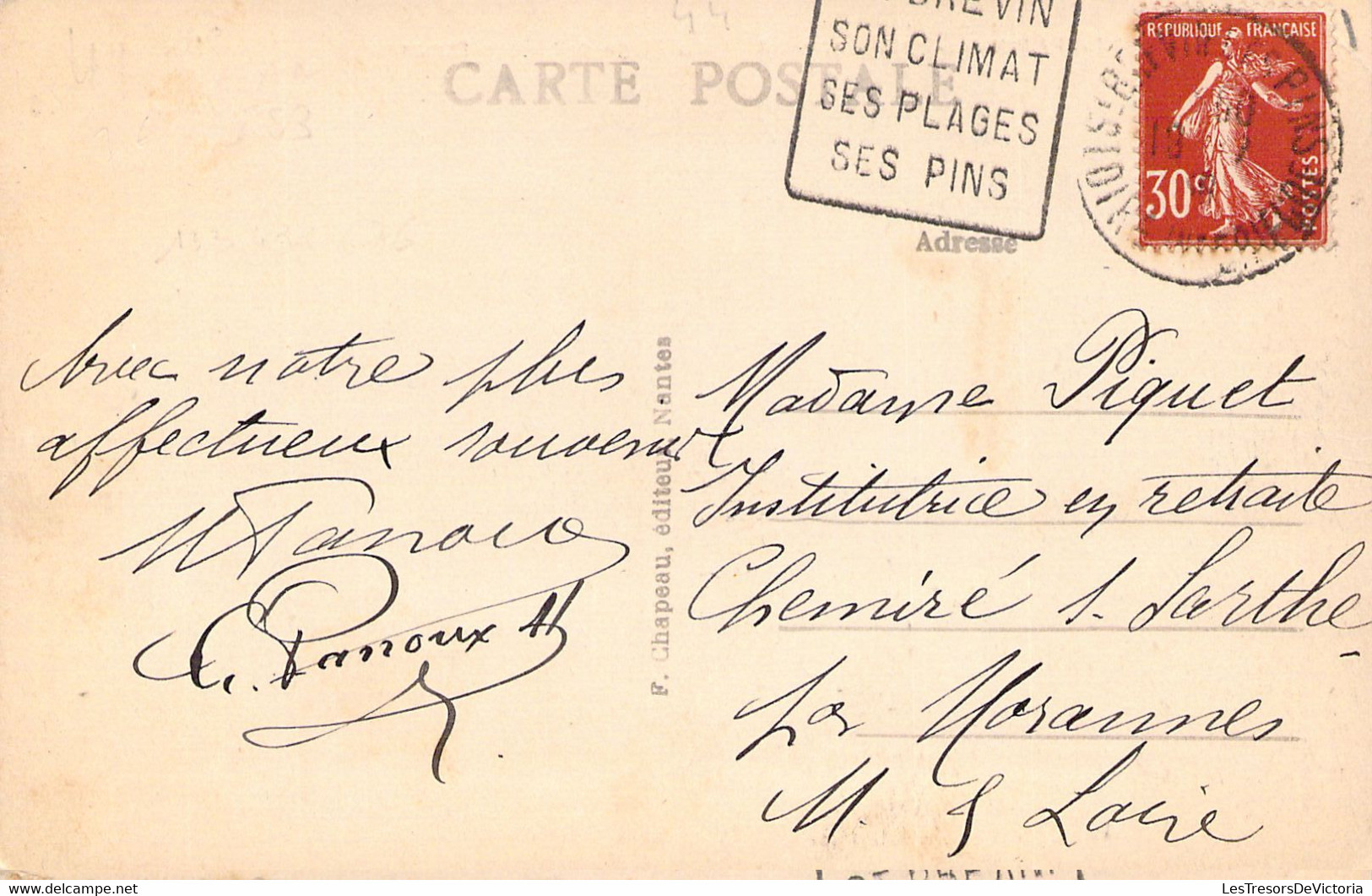 FRANCE - 44 - SAINT BREVIN LES PINS - La Plage Prise Des Dunes - Carte Postale Ancienne - Saint-Brevin-les-Pins