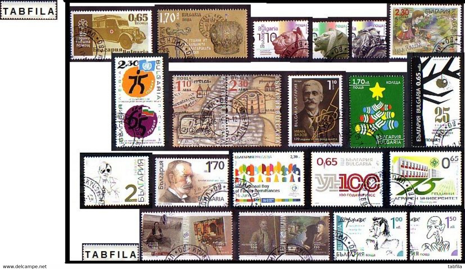 BULGARIA - 2020 - Complet - Standart - 23 St. + 18 Bl + Book - + Eu PF - Used (O) - Used Stamps