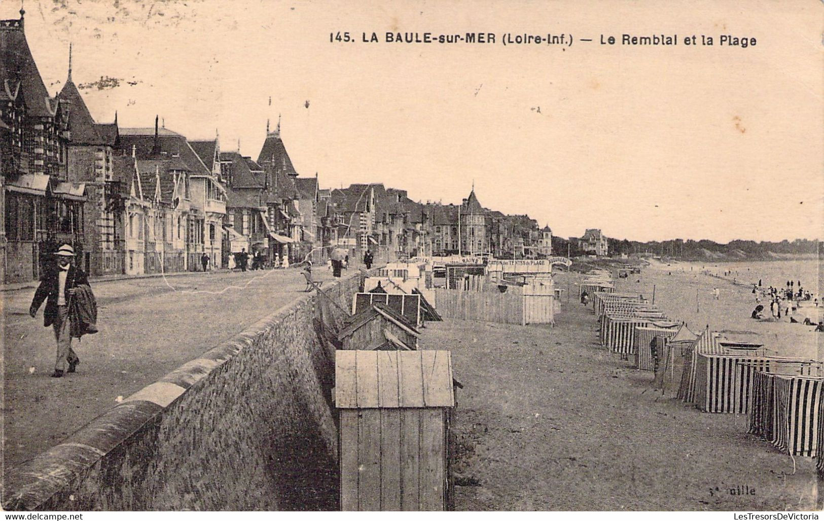 FRANCE - 44 - LA BAULE - Le Rembtal Et La Plage - Carte Postale Ancienne - La Baule-Escoublac